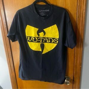 Wu-Tang Clan Logo Tee in Black and Yellow